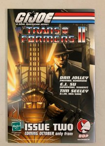 GI Joe vs Transformers II (2nd Series 2004 DDP) #1 DF Blue Foil (of 500) (7.0) 