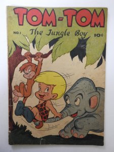Tom-Tom, the Jungle Boy #1 (1947) VG Condition! 1 in spine split