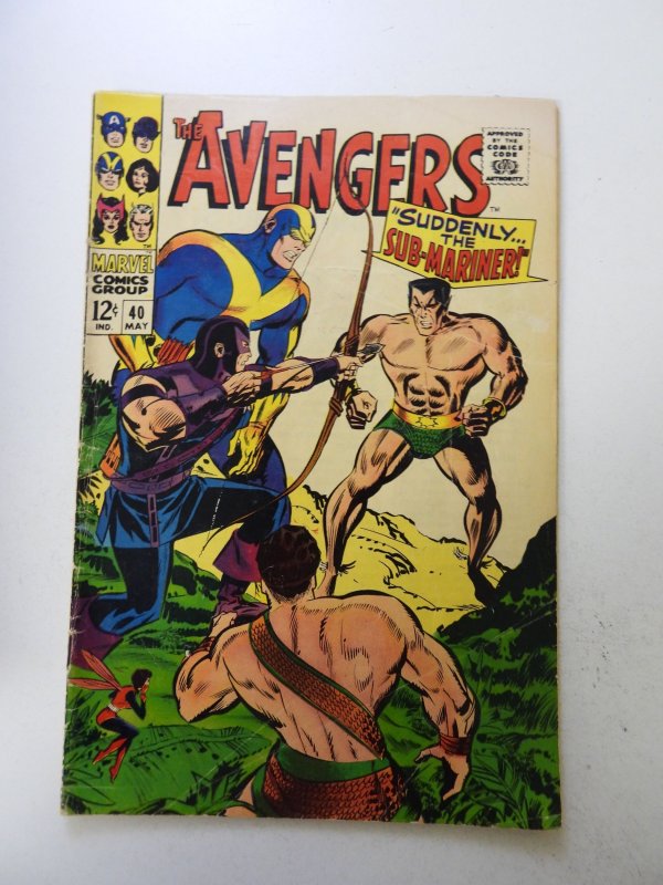 The Avengers #40 (1967) VG- condition