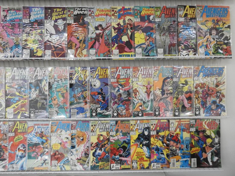 Huge Lot 160+ Comics W/ West Coast Avengers, Superman, Iron Man+ Avg VF- Cond!!