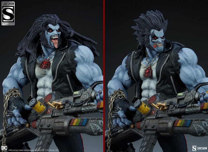 Lobo EXCLUSIVE DC Comics Maquette by Sideshow (Brand New, Factory Sealed) | Comic Collectibles - Figurines, Lobo / HipComic Lobo EXCLUSIVE DC Comics Maquette by Sideshow (Brand New, Factory Sealed) | Comic Collectibles - Figurines, Lobo / HipComic