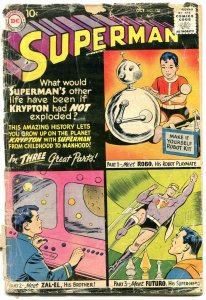 SUPERMAN #132 1959-DC COMICS-ROBOT COVER FUTURO ZAL-EL P/FR