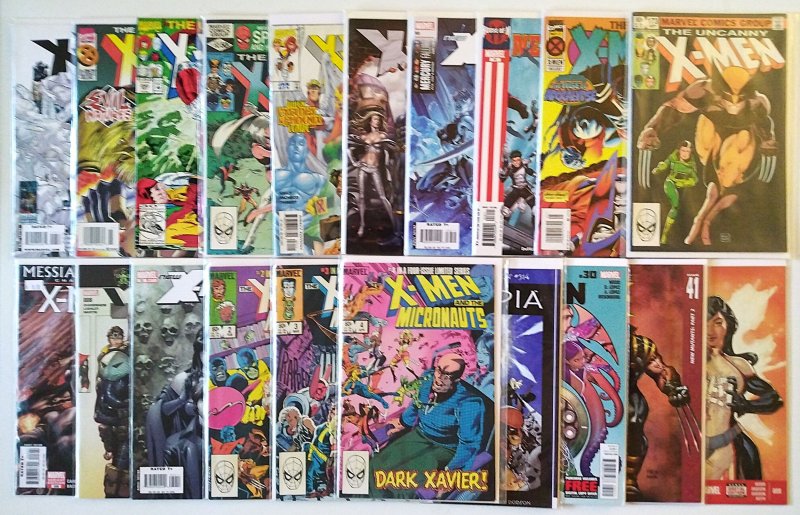 LOT: MORE ALL X-Men 50 Items spanning titles and series. VF- (7.5) Average!