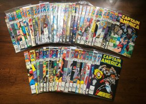 CAPTAIN AMERICA #340-400+ 1988-94 LOT (NO KEYS) G/VG Condition 55 ISSUES