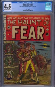 HAUNT OF FEAR #10 CGC 4.5 AL FELDSTEIN