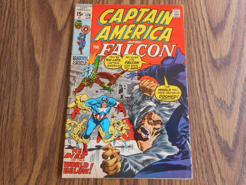 CAPTAIN AMERICA #136 HIGH GRADE GEM WOW!!!!!!!!!!!!!!!