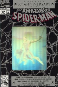 Marvel The Amazing Spider-Man #365 1992 1st Spider-Man 2099 wPoster Comic NM 9.4
