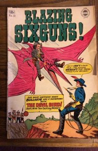 Blazing Sixguns #12 (1964)Split detached cover