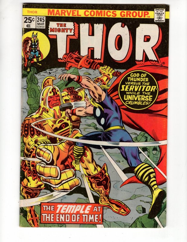 Thor #245 (1976) VF- THE TEMPLE AT THE END OF TIME! Bronze Age MARVEL !!!