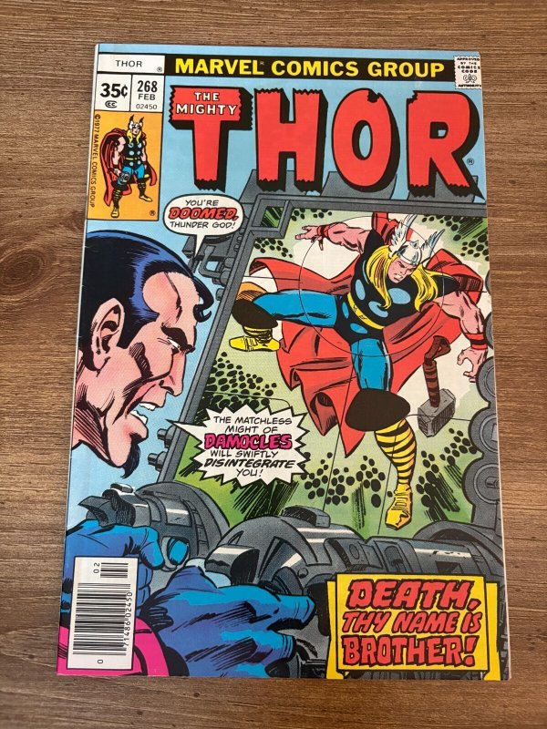 Mighty Thor # 268 VF Marvel Comic Book Odin Loki Asgard 9 J294