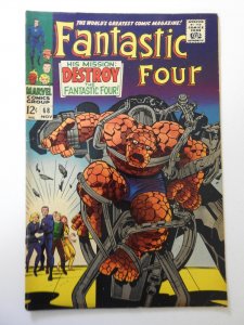 Fantastic Four #68 (1967) VG/FN Condition! Manufactured W/ 1 staple