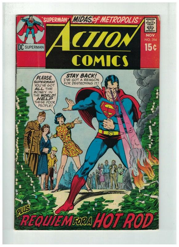 ACTION 394 VG Nov. 1970 COMICS BOOK