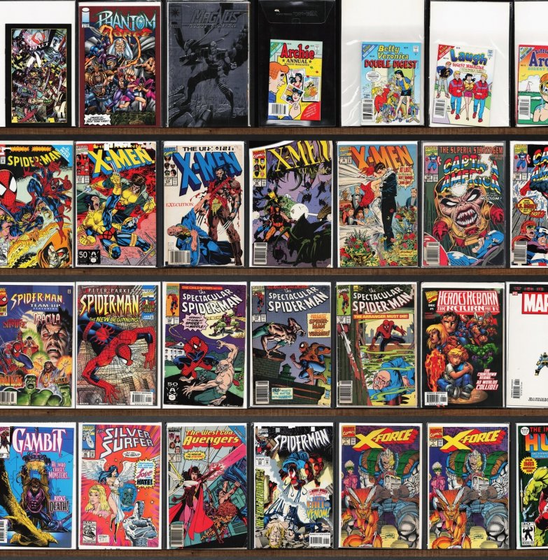 Huge Lot 130+ Comics with The Spectacular Spider-Man, Captain America & More!