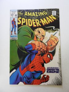 The Amazing Spider-Man #69 (1969) FN- condition stains front cover