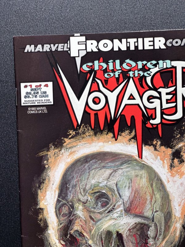 Children of the Voyager #1 (1993) Skull Embossed Cvr - [RARE] Horror Sci-Fi -FN+