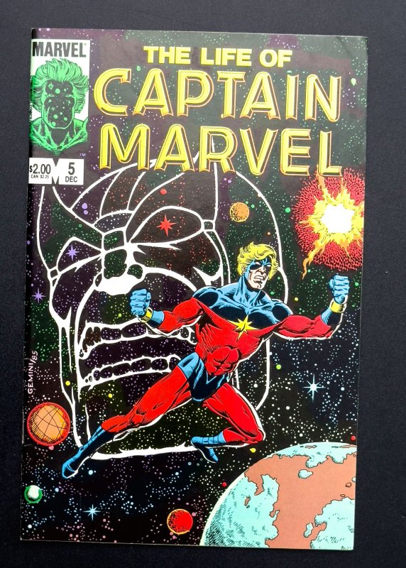 The Life of Captain Marvel #1-5 (1985) (Lot 5 bks) - Full Limited Series - NM!