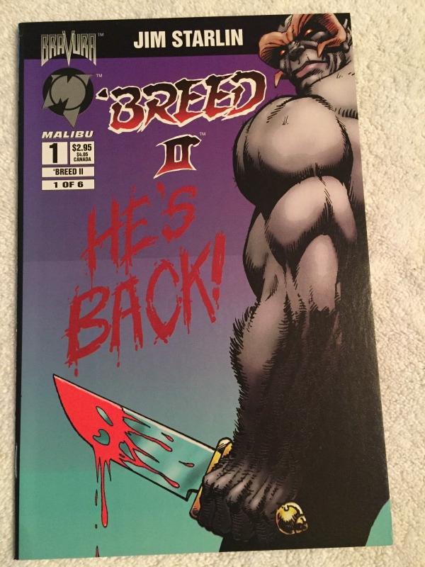 BREED II--HE'S BACK--V1--#'S1,3,4,5--1994--JIM STARLIN