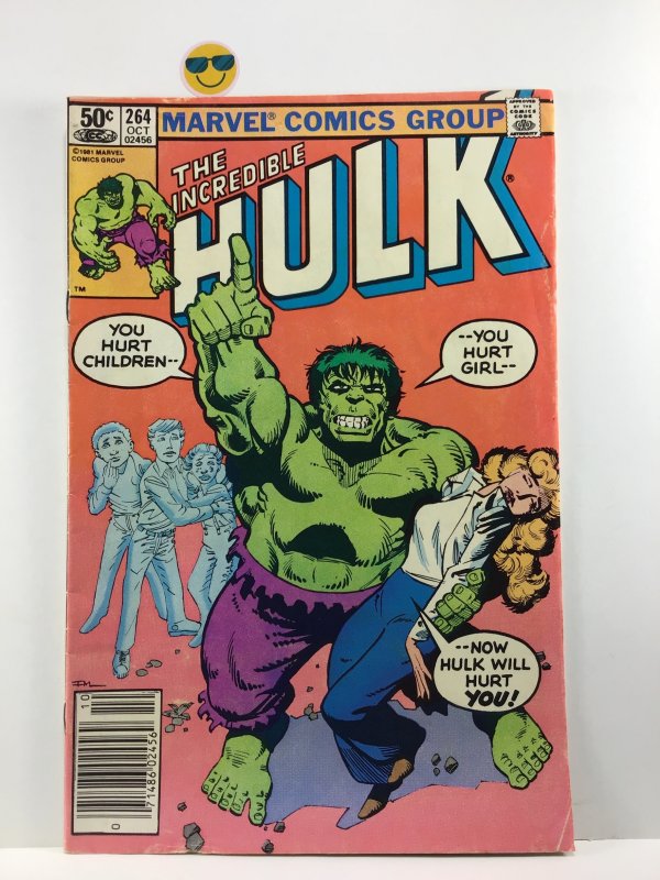 The Incredible Hulk #264 (1981)The  corrupter z: Miller cover