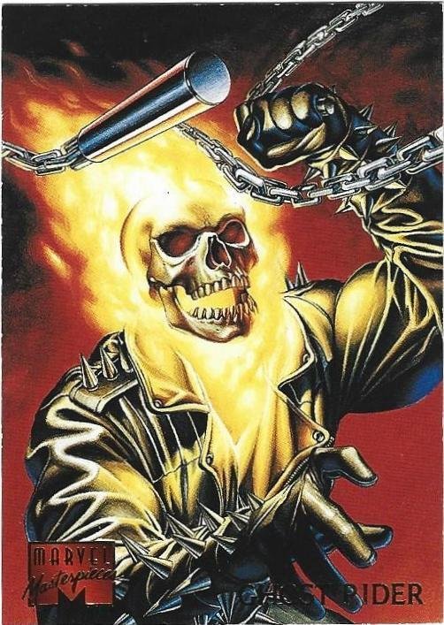 1995 Marvel Masterpieces #38 Ghost Rider