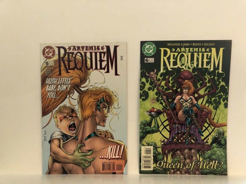 Artemis Requiem #1 , 3, 5,&6 Lot Of 4 Comics