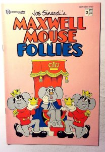 Maxwell Mouse Follies #3 (1986) Renegade Press 1st Print Comic Book