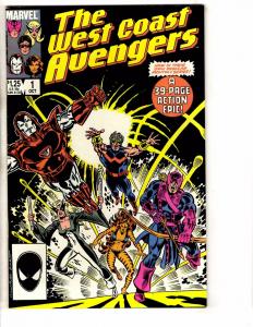 Lot Of 10 West Coast Avengers Marvel Comic Books # 1 2 3 4 5 6 7 87 88 89 J265