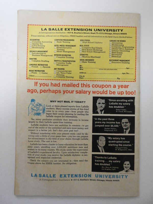 Fantastic Four #125 (1972) VG- Condition moisture stain