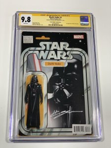 Darth Vader 1 cgc 9.8 Action Figure variant ss hayden Christensen star Wars 2015