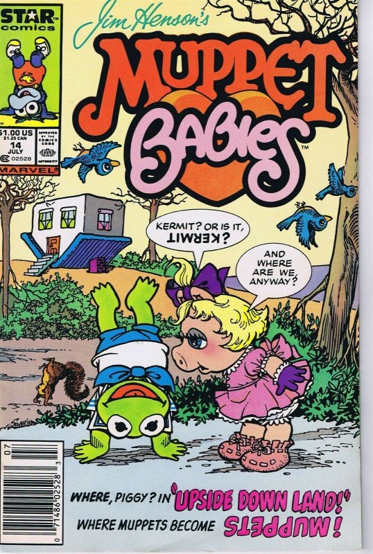 Muppet Babies #14 ORIGINAL Vintage 1987 Marvel Comics