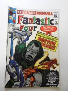 Fantastic Four Annual #2 VG/FN Condition! 1/2 in tear bc, ink fc