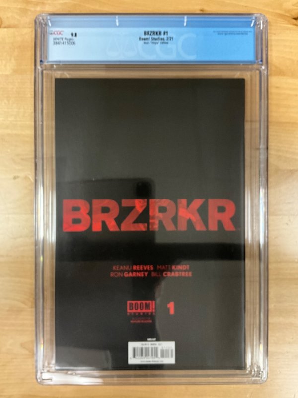 BRZRKR #1 Mora Virgin Edition (2021) CGC 9.8