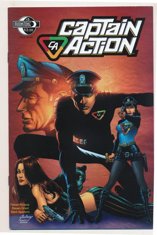 Captain Action (2008 Moonstone) #0-5 VF/NM Complete series
