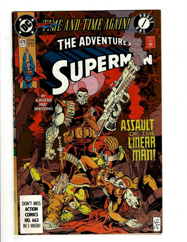 15 Adventures of Superman DC Comics 466 467 468 469 470 471 472 473 475 + HG1