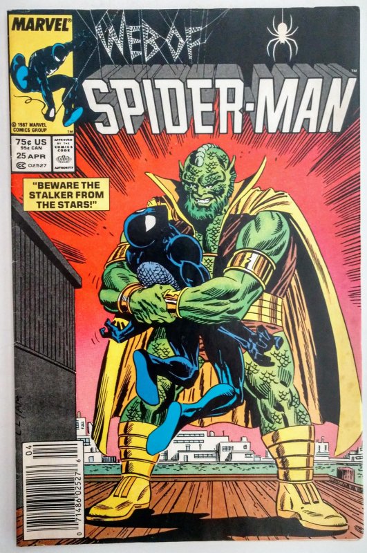 Web of Spider-Man #25 (FN/VF, 1987) NEWSSTAND