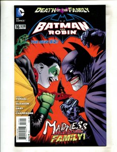 BATMAN AND ROBIN #16 (9.2) DEATH OF THE FAMILY!! 2013