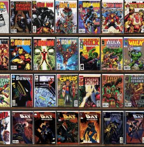 Huge Lot 130+ Comics with Iron Man, The Incredible Hulk, Silver Surfer & More!