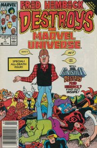 Fred Hembeck Destroys the Marvel Universe #1 FN; Marvel | we combine shipping 