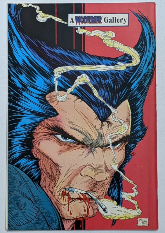 Wolverine #6 (Apr 1989, Marvel) F/VF 7.0 Back cover pin-up by Todd McFarlane