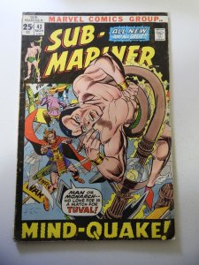 Sub-Mariner #43 (1971) GD+ Condition 2 Spine Split