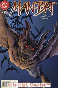 MAN-BAT (1996 Series)  #3 Very Good Comics Book