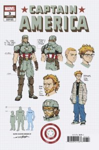 Captain America #3 1:10 Incentive Valerio Schiti Design Variant
