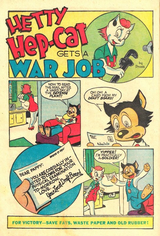 BARNYARD COMICS #1(Jun1944) 7.0 FN/VF  Funny Animal Mayhem!  TERRYTOONS artists!