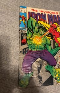 Iron Man #9 (1969) vs Hulk classic key