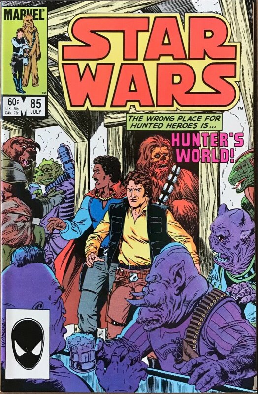 STAR WARS Comic Issue 85 — 1984 Marvel Comics McLeod Cover - F + Condition
