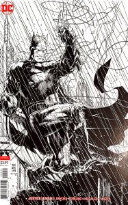 Justice League #1 Lee Black and White Cover (2018)