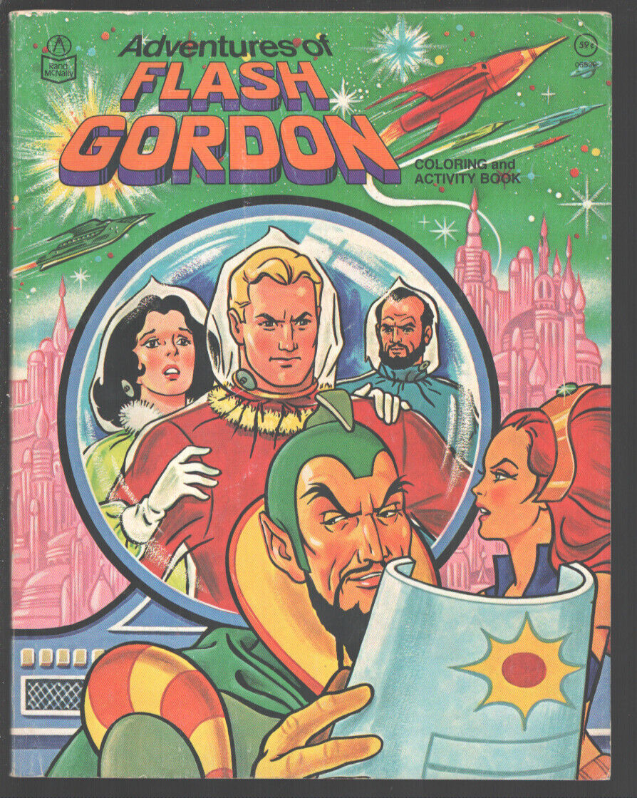 Adventures of Flash Gordon Coloring and Activity Book # 1053 179-Puzzles-acti... | Comic Books ...