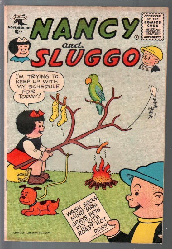 Nancy and Sluggo #138 1956-St. John-Ernie Bushmiller-Sparkle Reprint-VG/FN