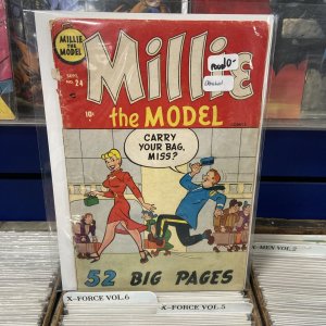 Millie the Model #24 Marvel 1950 GOOD GIRL ART! DeCarlo Art! LOW GRADE DETACHED