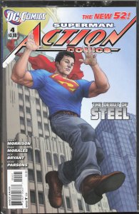 Action Comics #4 Variant Cover (2012) Superman