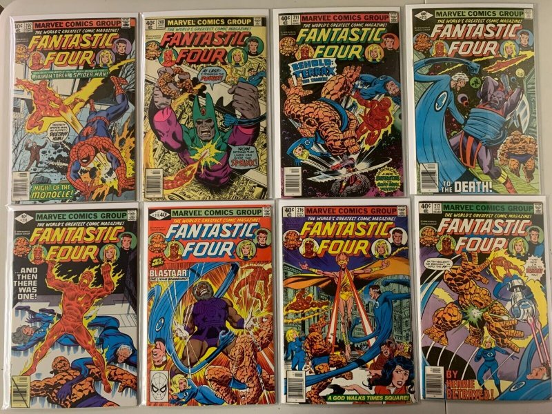 Fantastic Four comics lot #188-237 37 diff avg 6.0 (1977-81)